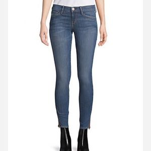 Etienne Marcel signature red zip skinny jeans